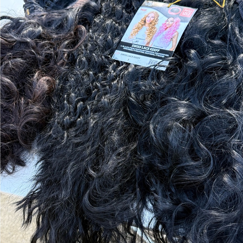 Women's Wig Lot- Long Dark Natural Wave & Curly Styles - Picture 14 of 14
